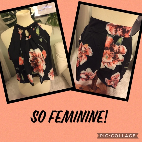 Feminine! Two Piece Romper S/M/L - Picture 4 of 8